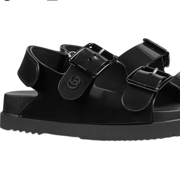 Authentic Gucci Isla Rubber Sandal - Picture 5 of 13